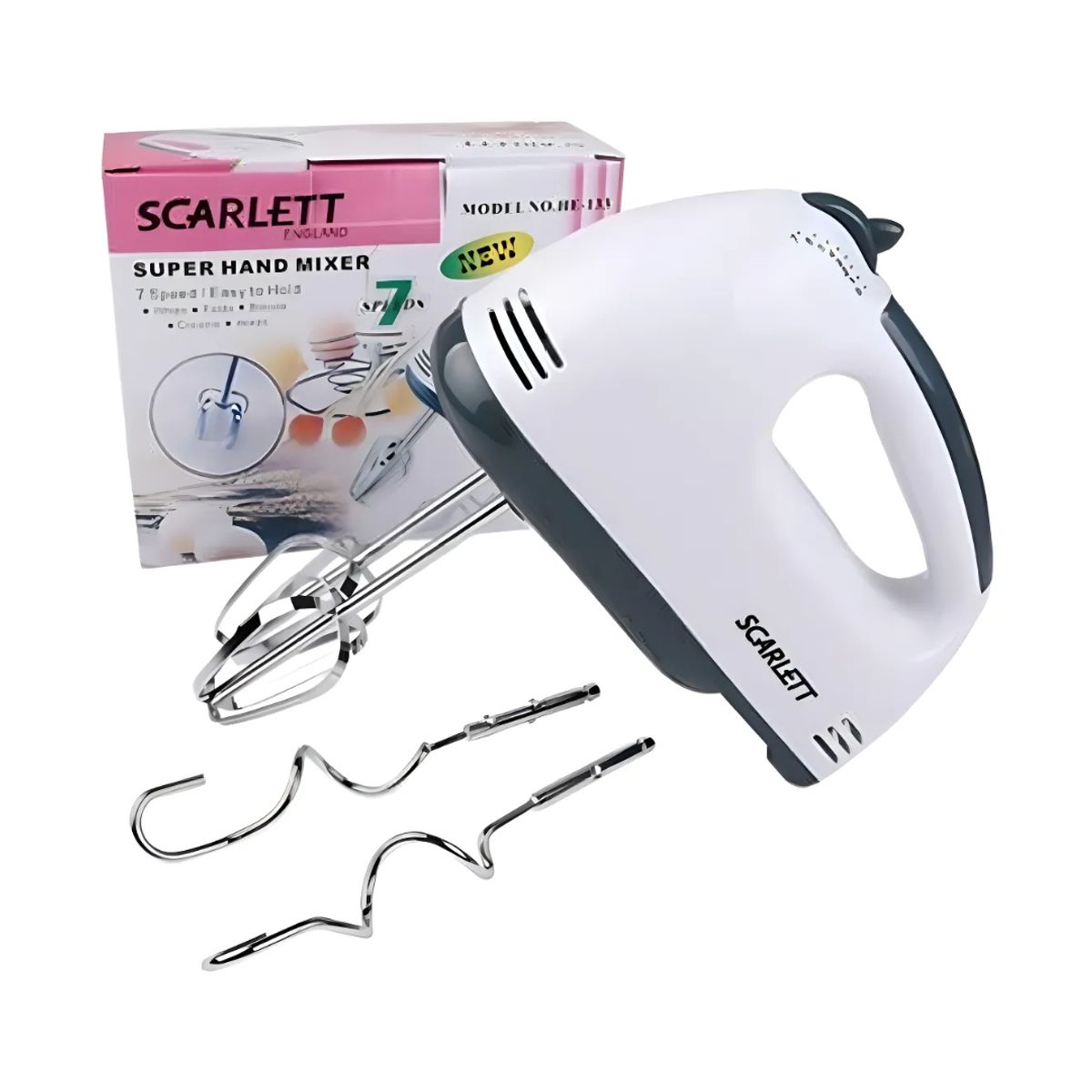 GENERICO - Batidora de mano electrica 7 velocidades