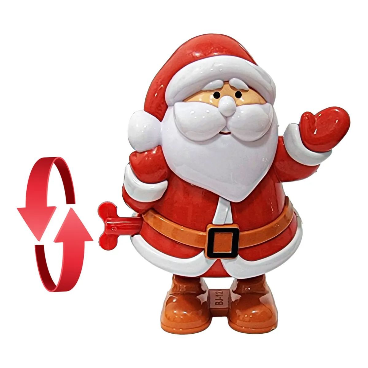 GENERICO - Papa Noel Santa Claus Juguete De Cuerda Movimiento Niños