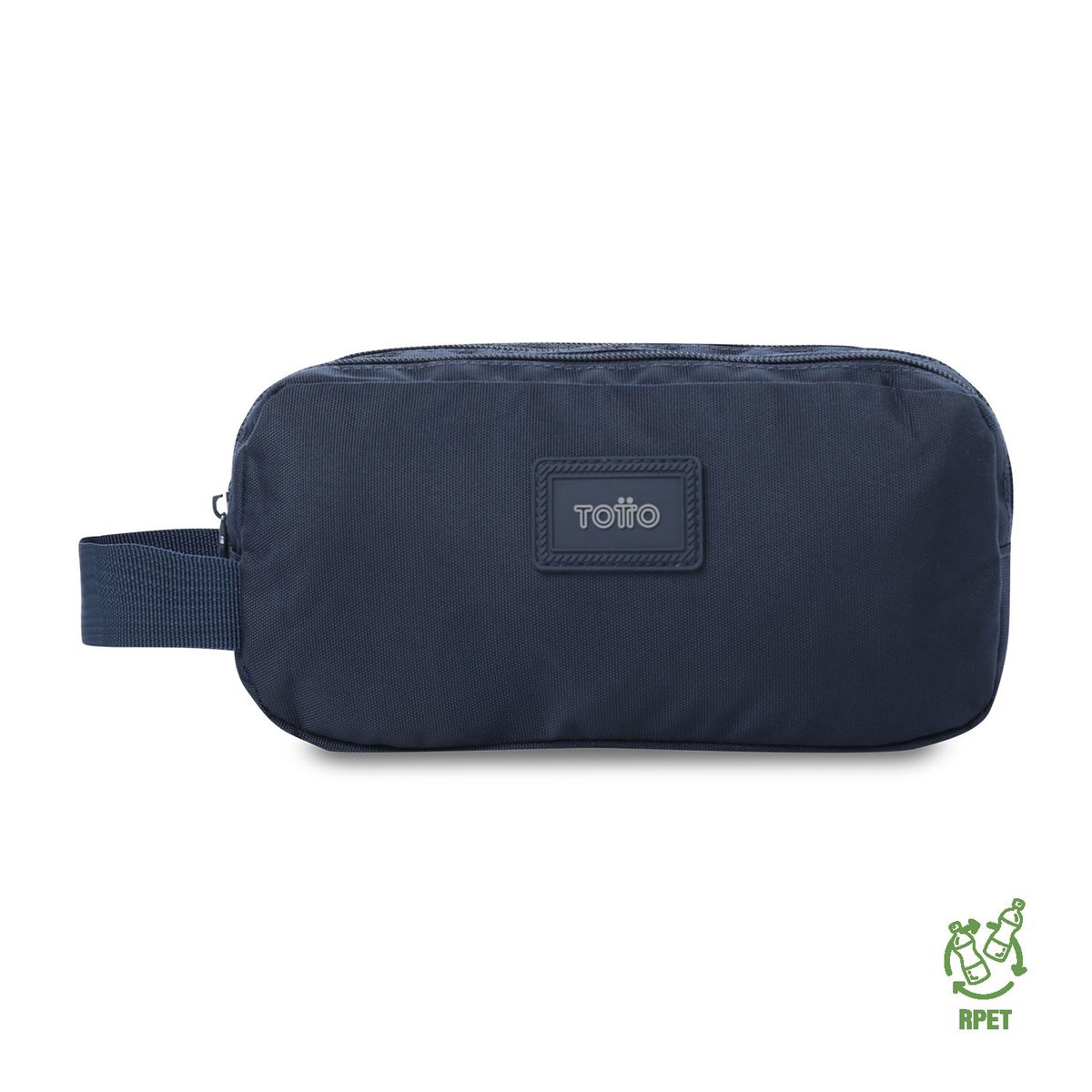 TOTTO - Multiuso Cartuchera Triple Bolsillo Rpet Trik 5 Azul Totto