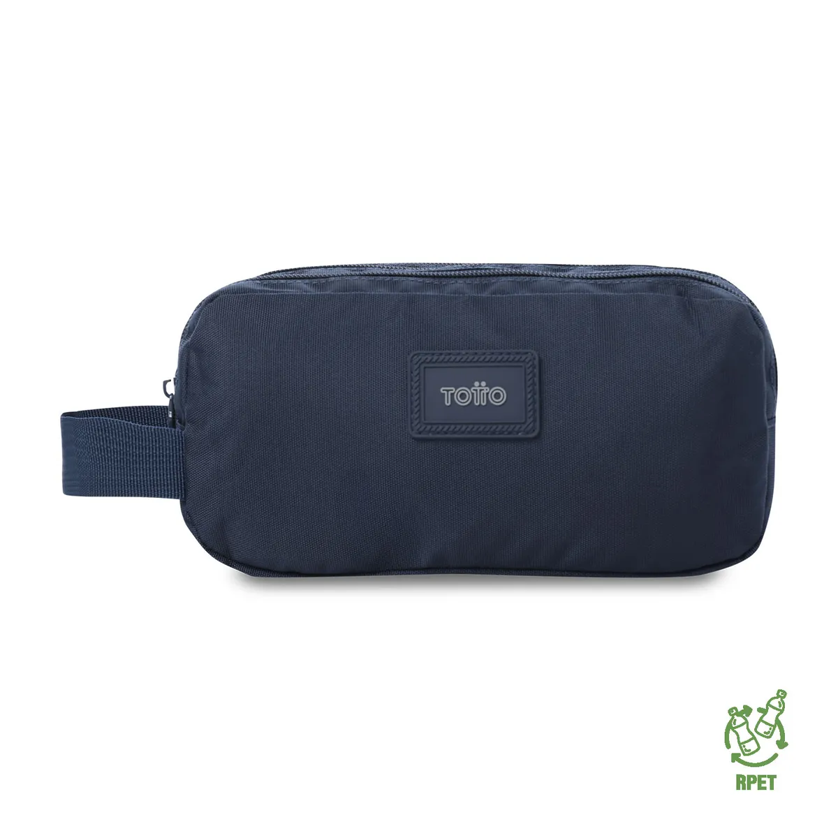 TOTTO - Multiuso Cartuchera Triple Bolsillo Rpet Trik 5 Azul Totto