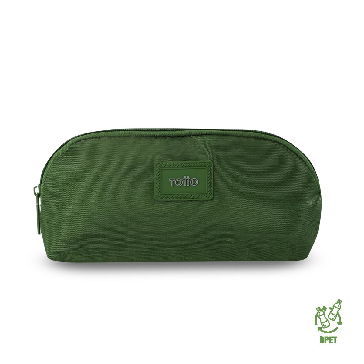 TOTTO - Multiuso Cartuchera Unico Bolsillo Rpet Trik 4 Verde Totto