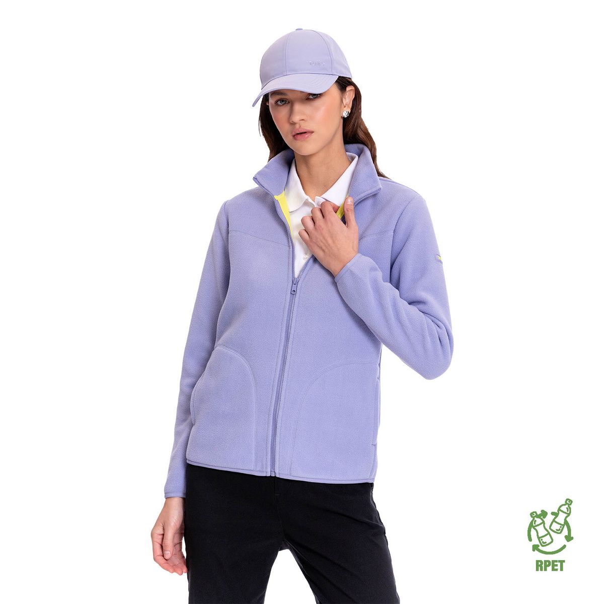 TOTTO - Buzo Polar Fleece Rpet Flizally Morado Para Mujer Totto