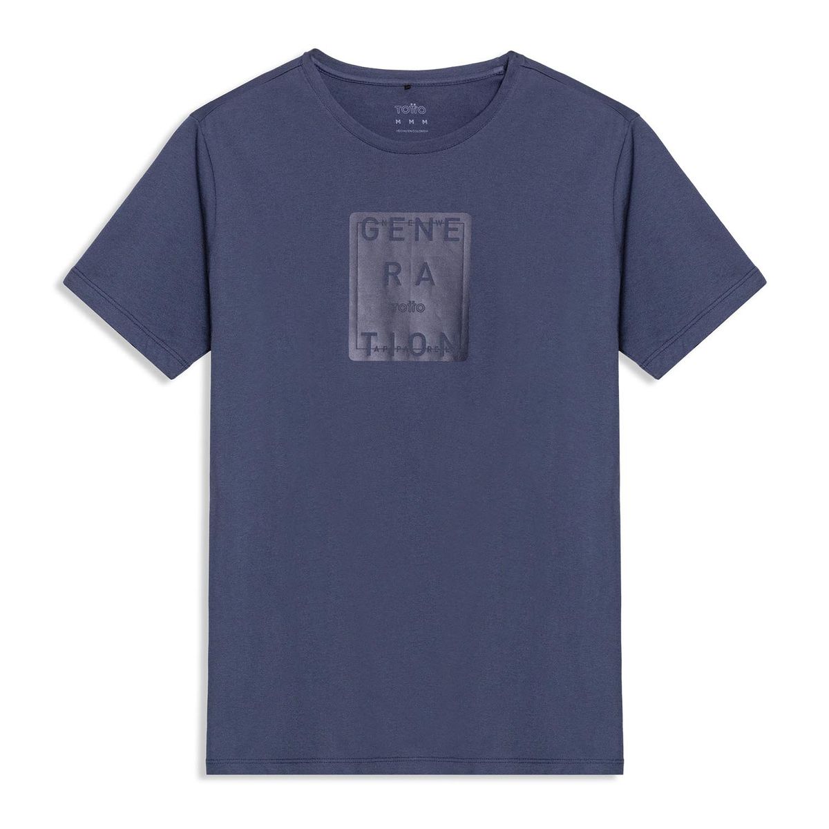 TOTTO - Camiseta Estampada Atena Azul Para Hombre Totto