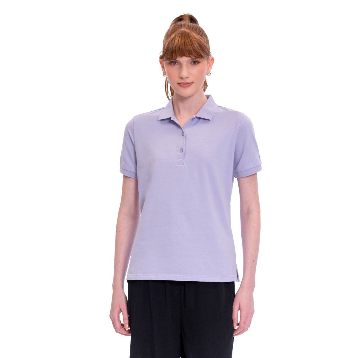TOTTO - Camiseta Tipo Polo Chechi Morado Para Mujer Totto