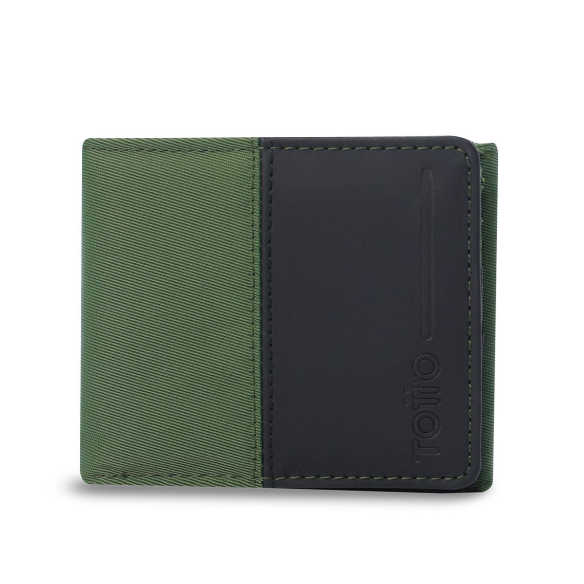 TOTTO - Billetera Ermac 3.0 Protección Rfid Verde Hombre Totto