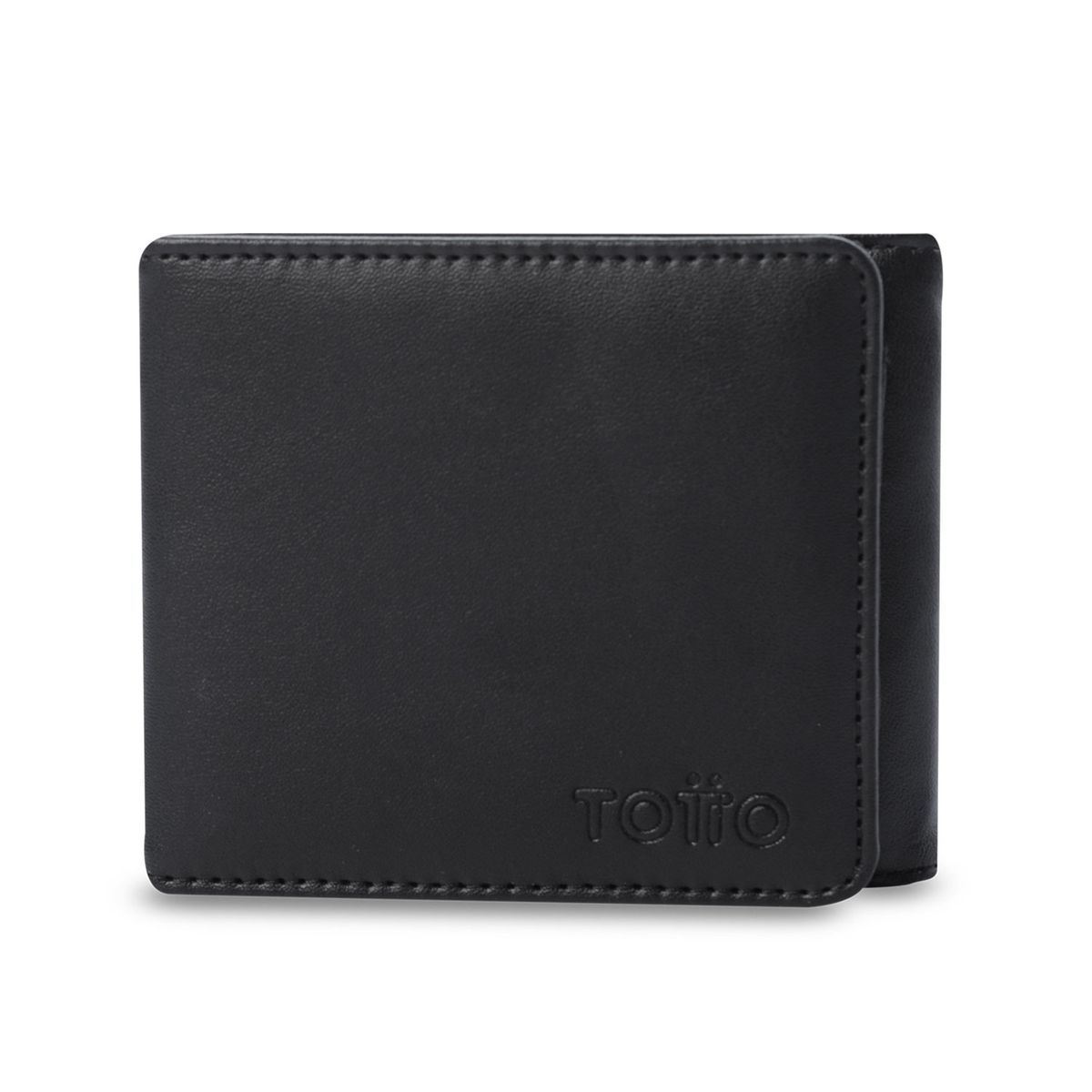 TOTTO - Billetera Ermatto Protección Rfid Negro Hombre Totto
