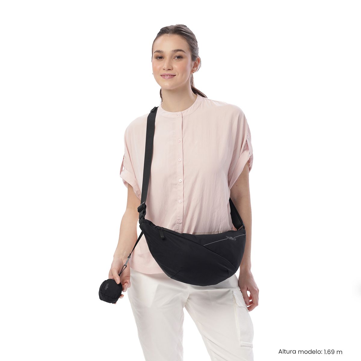 TOTTO - Bolso Cartera Con Monedero Suzuka S  Mujer Negro Totto