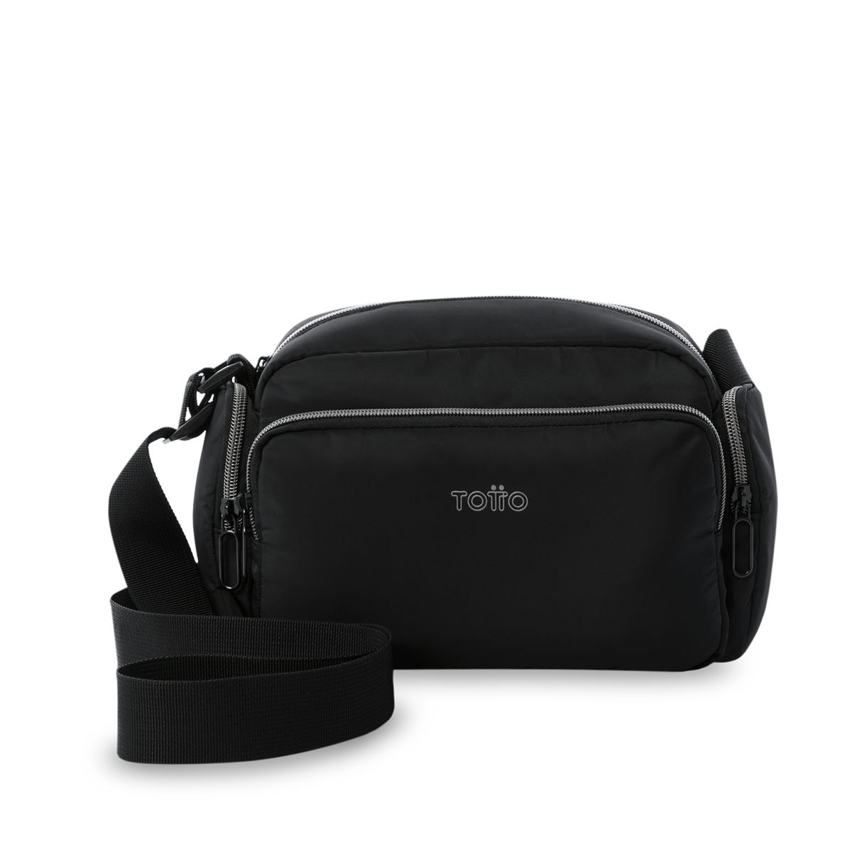 TOTTO - Bolso Cartera Brasil S Mujer Correa Ajustable  Negro Totto