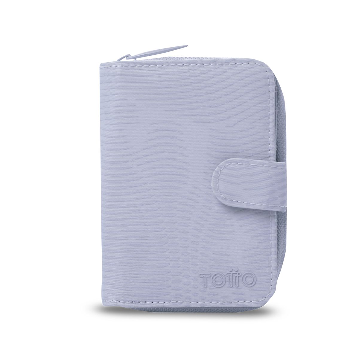 TOTTO - Billetera Texture Twi Con Protección Rfid Morado Para Mujer