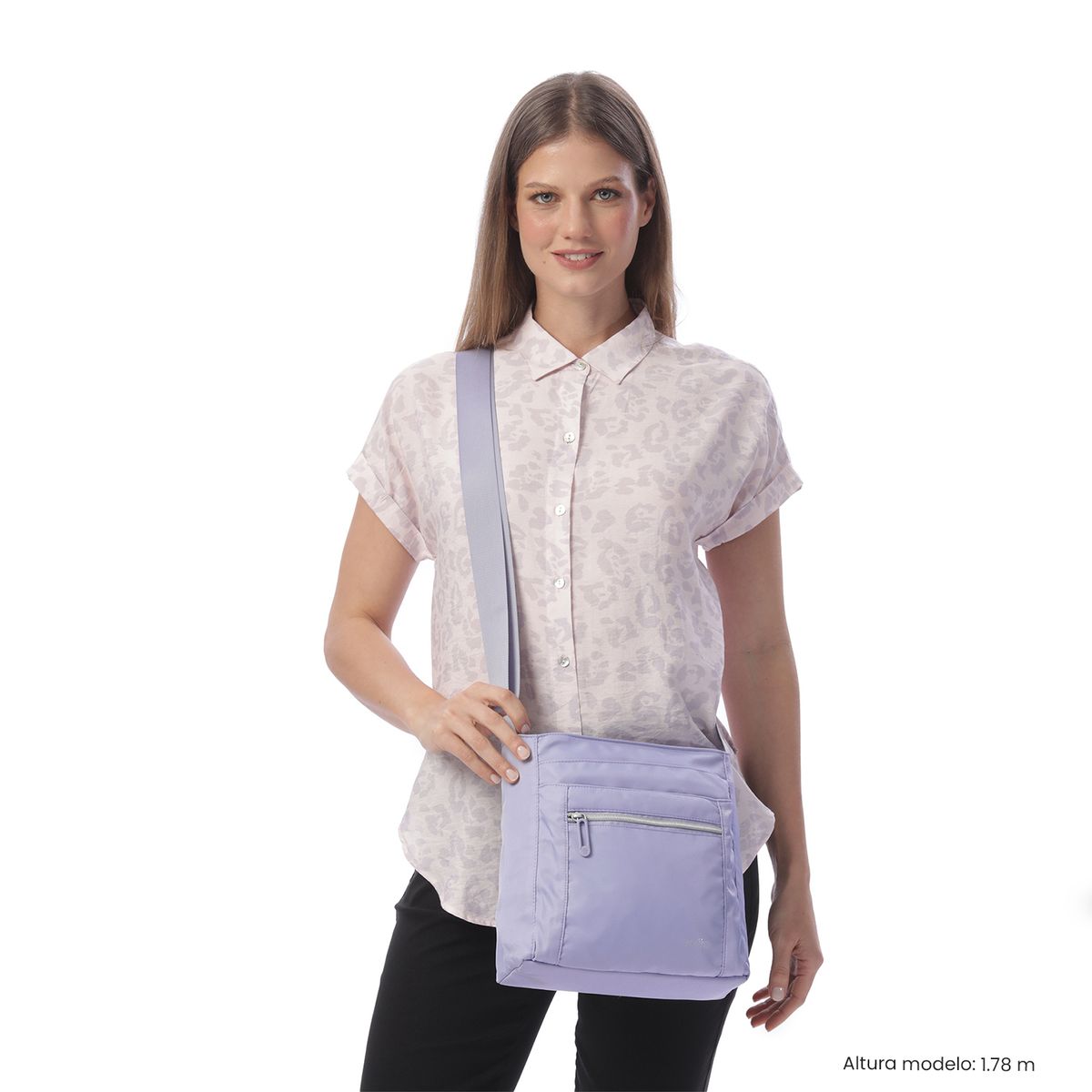 TOTTO - Bolso Cartera Supiori Mujer Con Organizador Morado Totto