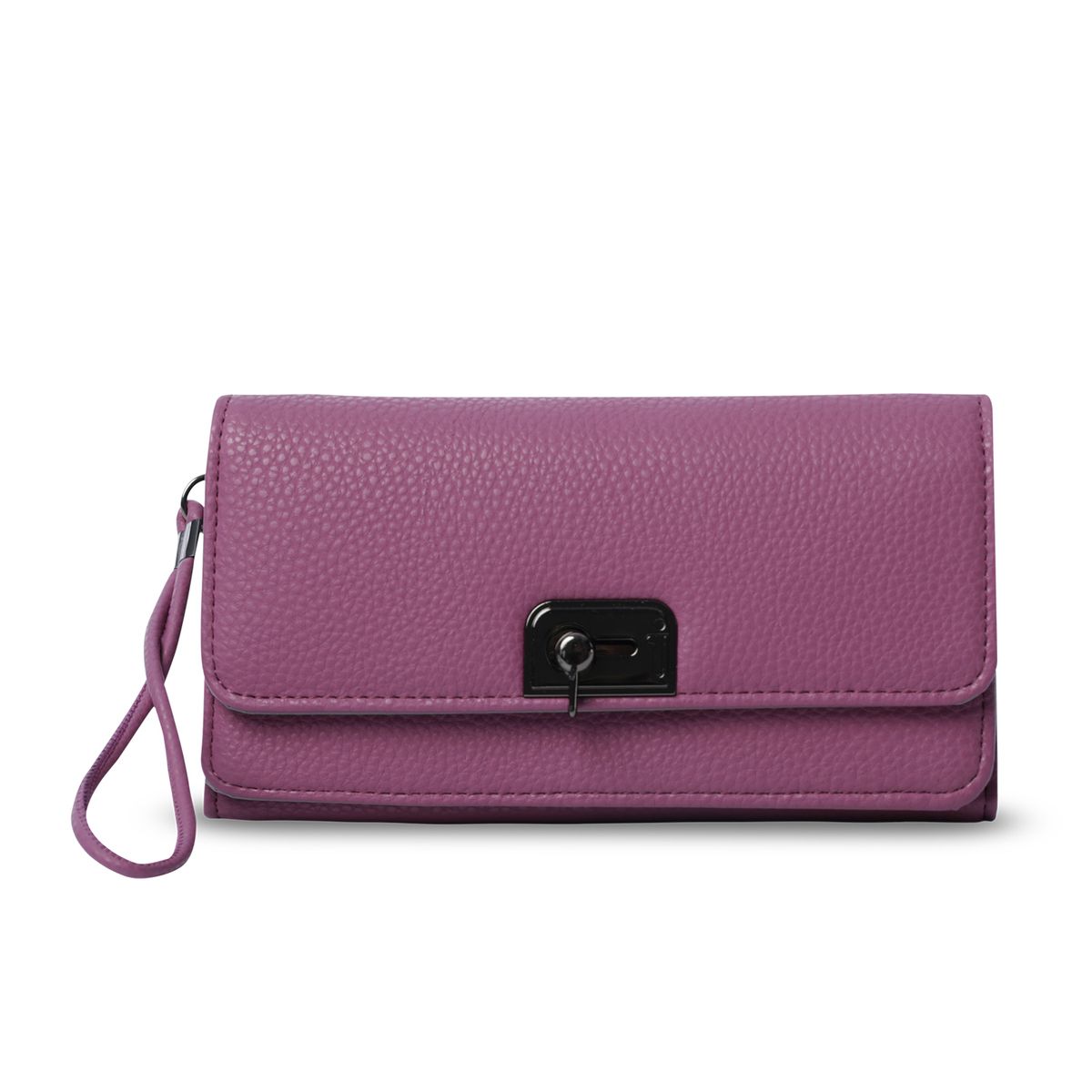 TOTTO - Billetera Smooth Sub Con Protección Rfid Rosado Para Mujer