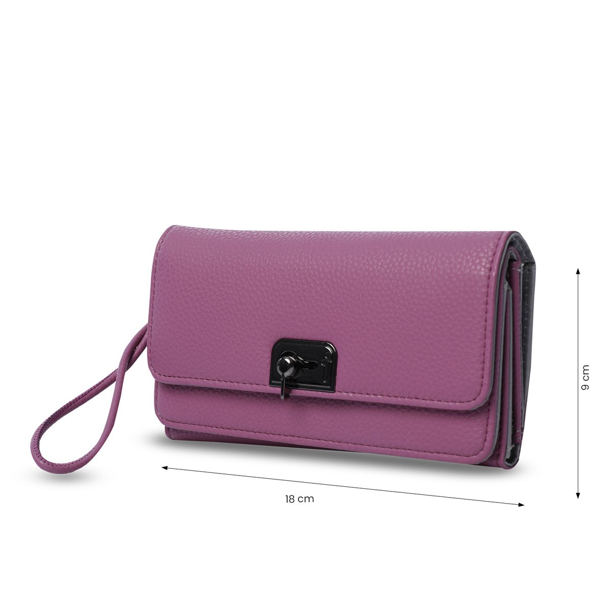 TOTTO - Billetera Smooth Sub Con Protección Rfid Rosado Para Mujer