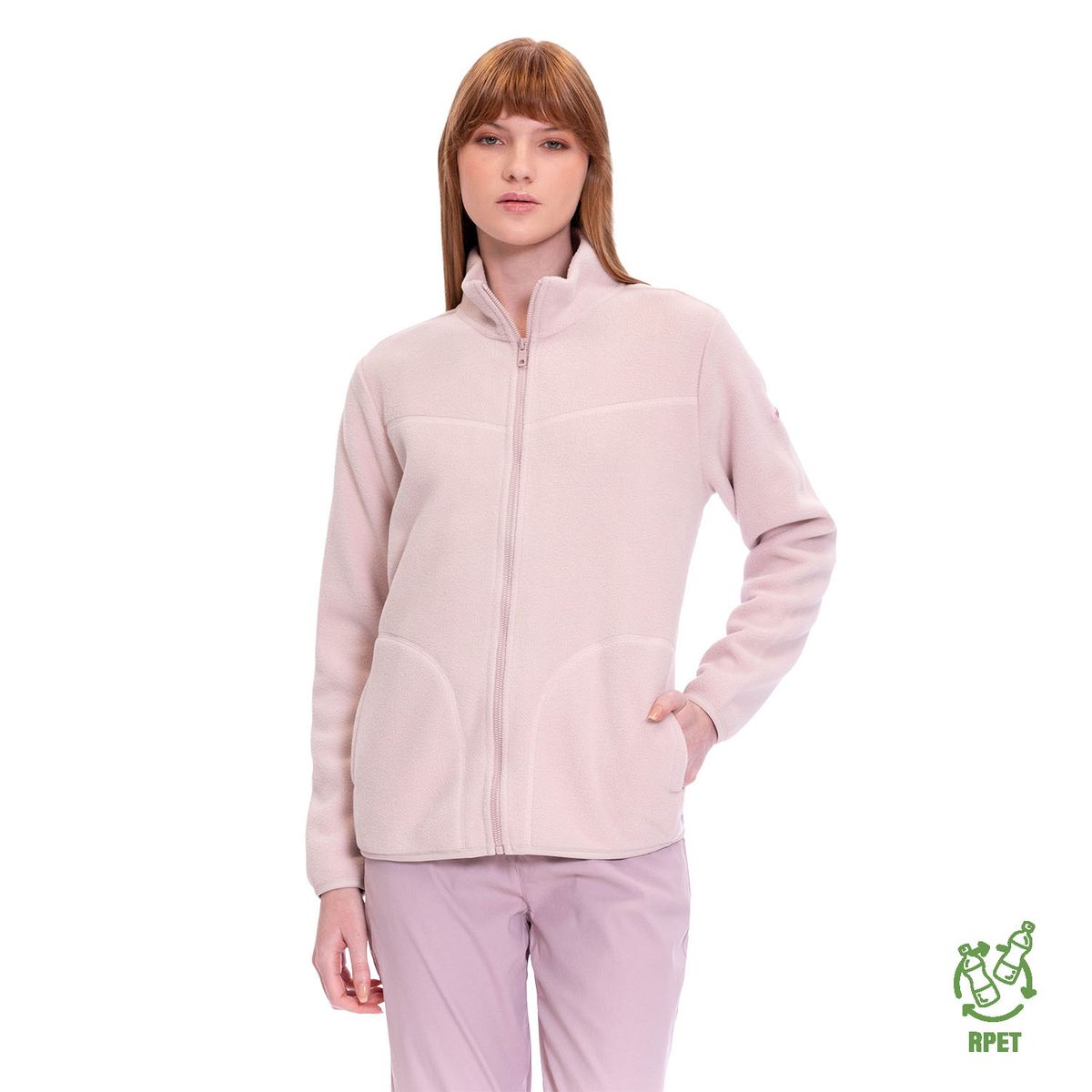 TOTTO - Buzo Polar Fleece Rpet Flizally Rosado Para Mujer Totto