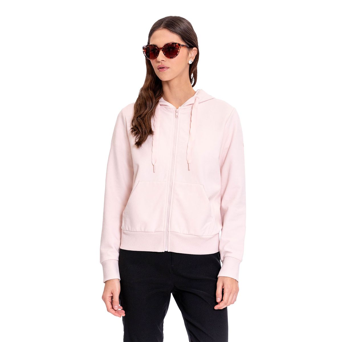 TOTTO - Buzo Abierto Con Capota Haily Rosado Para Mujer Totto