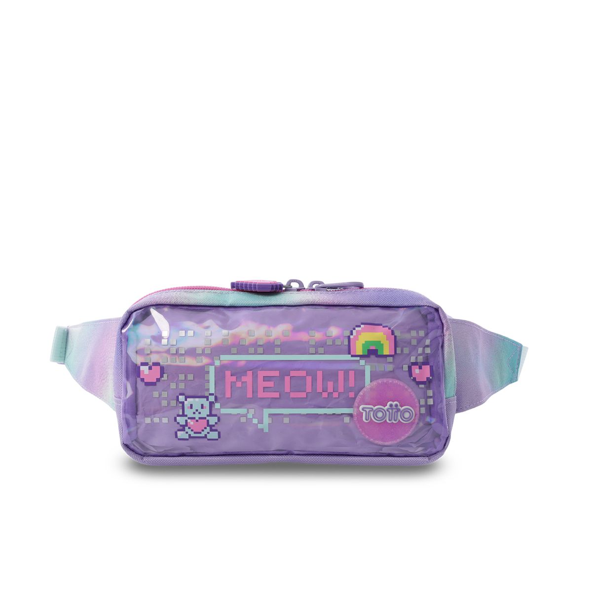 TOTTO - Canguro Riñonera Andy Cat Para Niña Morado Totto