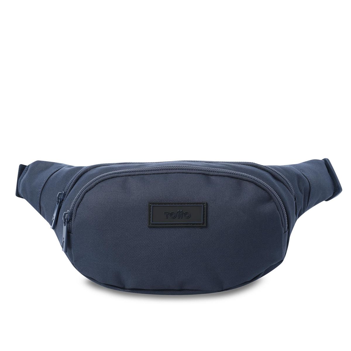 TOTTO - Canguro Riñonera Doble Bolsillo Pompetto Azul Unisex Totto