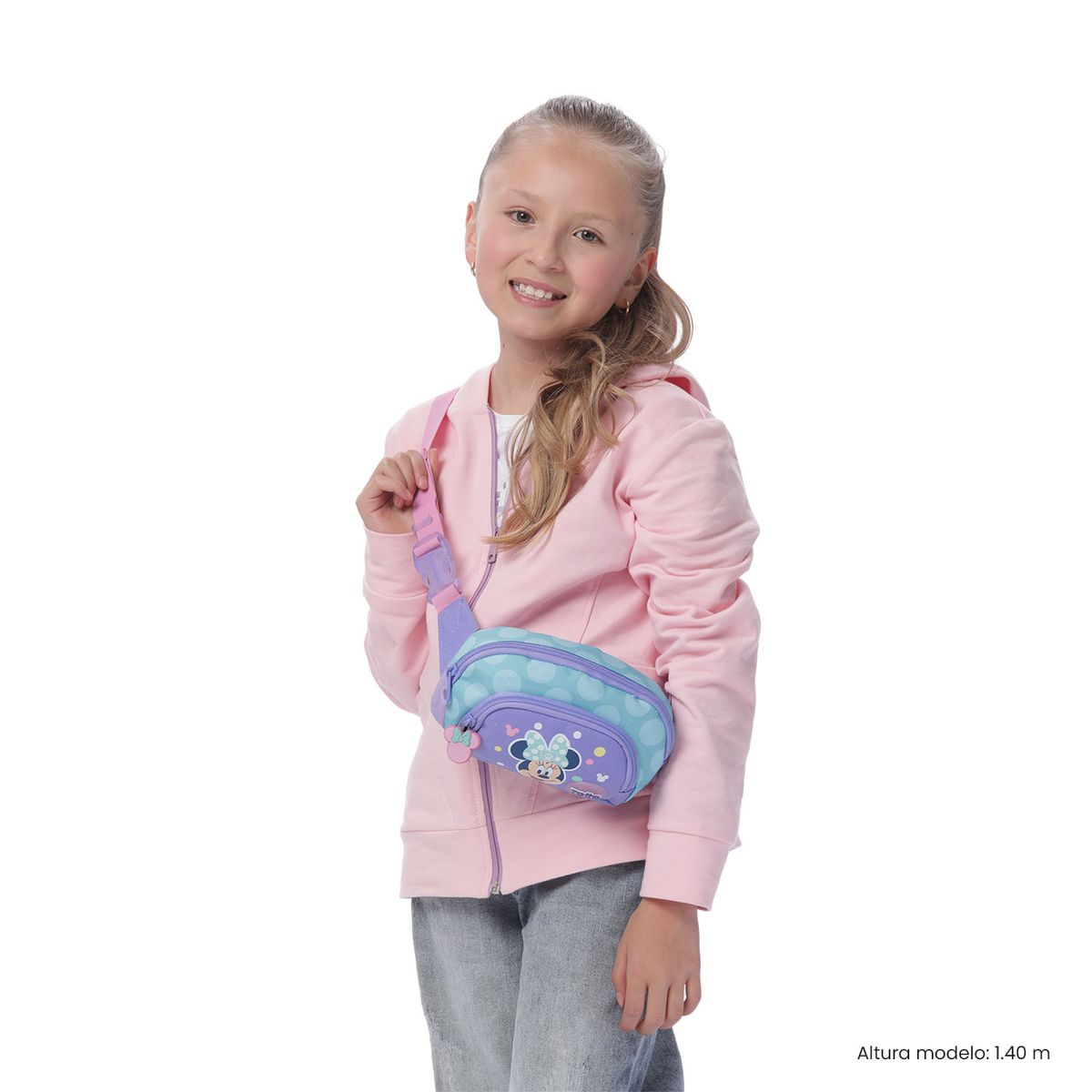 TOTTO - Canguro Riñonera Minnie Para Niña Azul Totto