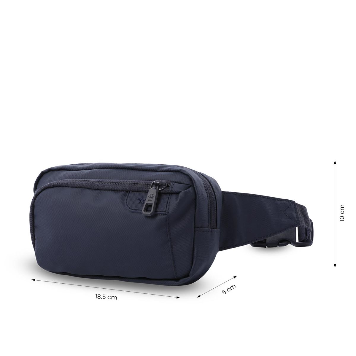 TOTTO - Canguro Riñonera Doble Bolsillo Chill Sam Azul Unisex Totto