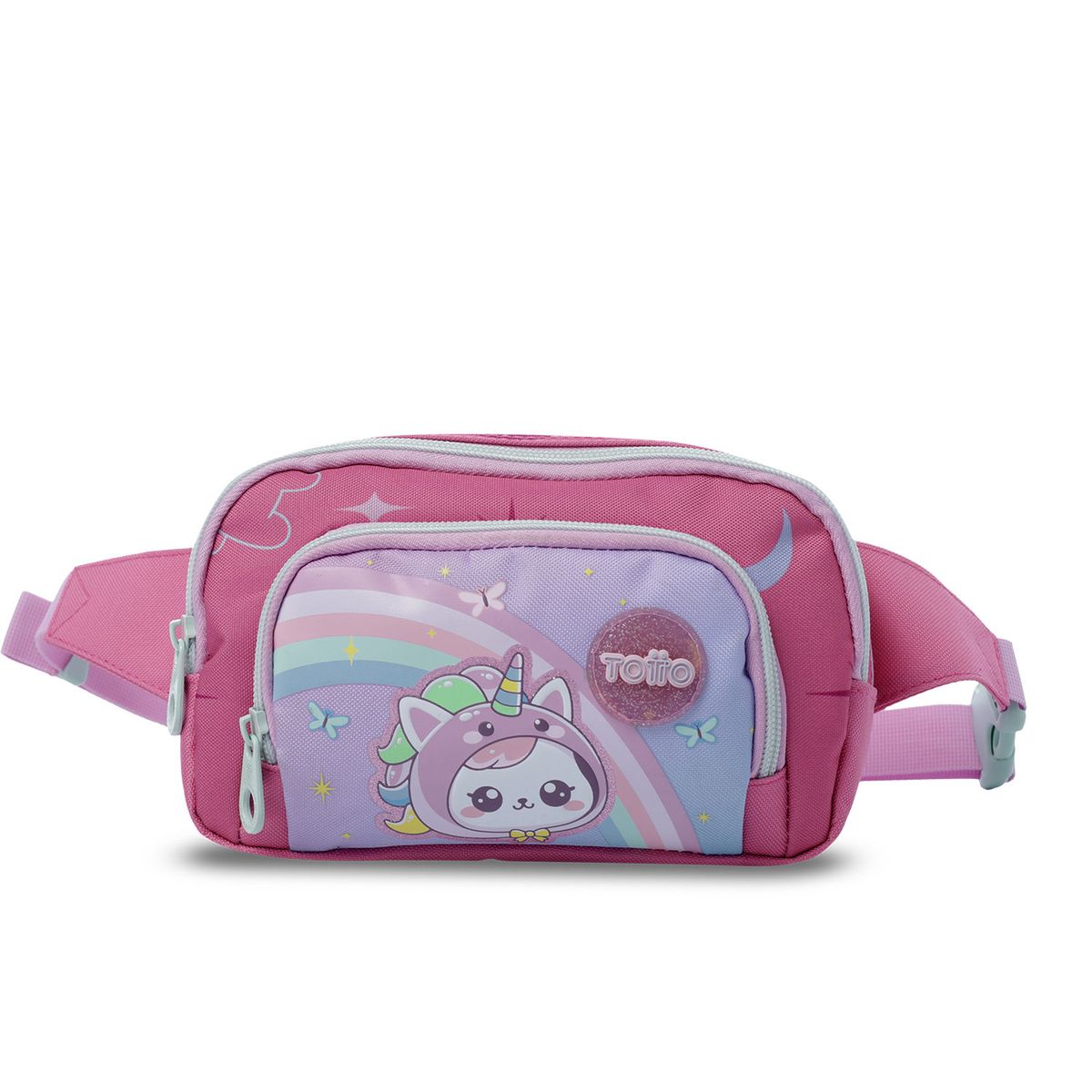 TOTTO - Canguro Riñonera Magic Spark Para Niña Rosado Totto