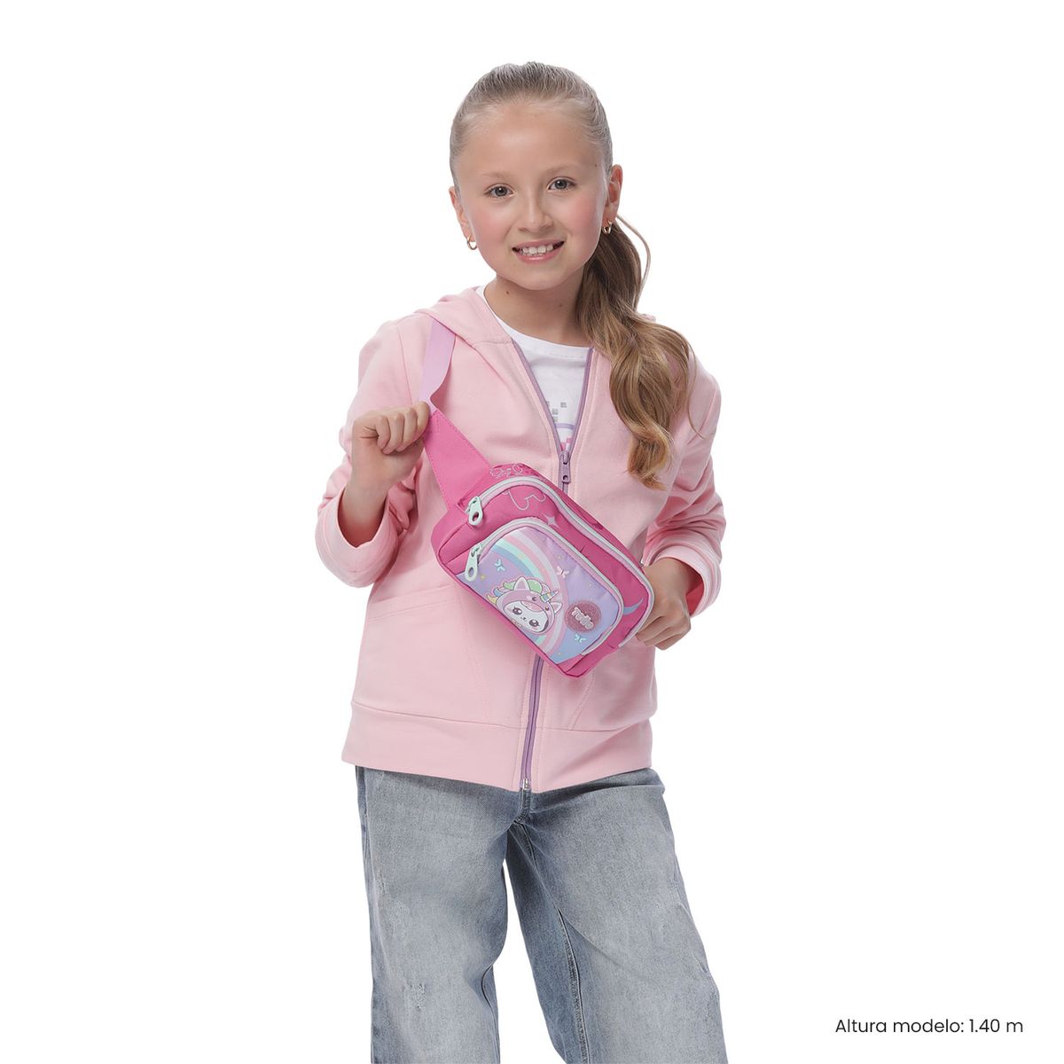 TOTTO - Canguro Riñonera Magic Spark Para Niña Rosado Totto