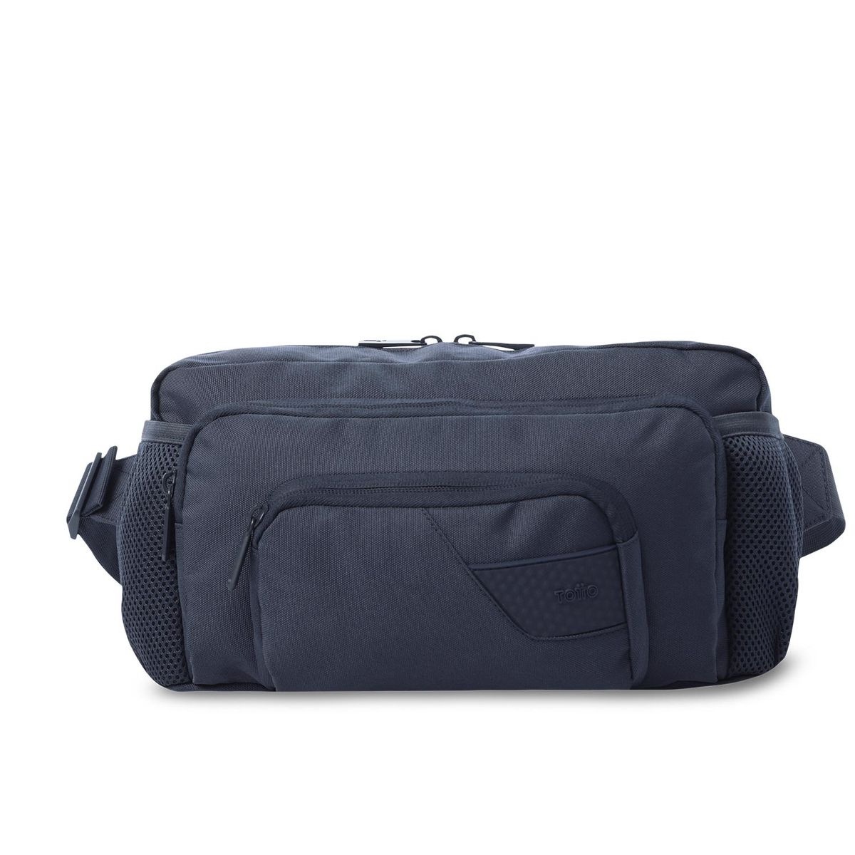 TOTTO - Canguro Riñonera Triple Bolsillo Chill Rud Azul Hombre Totto