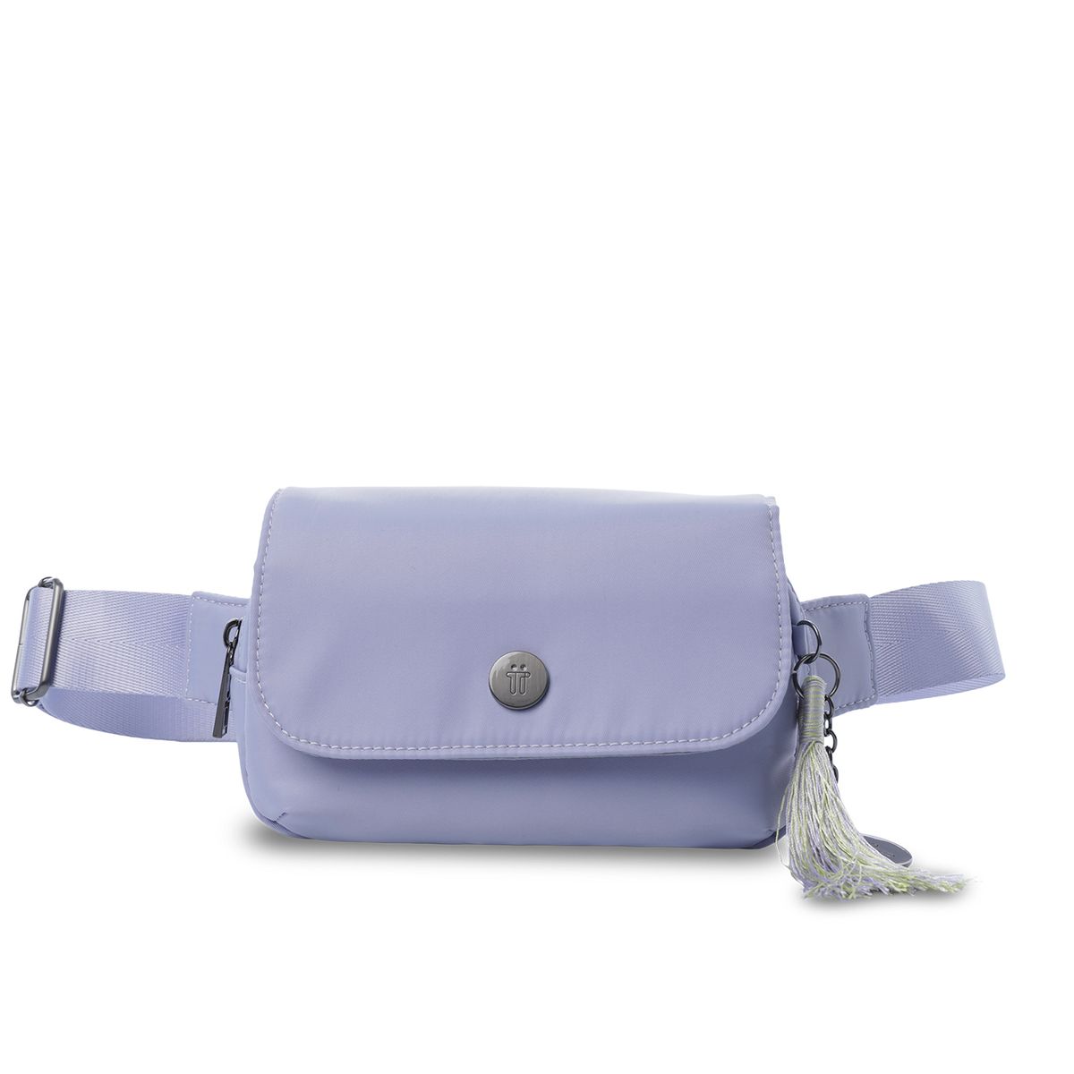 TOTTO - Canguro Riñonera Doble Bolsillo Corneana Morado Mujer Totto