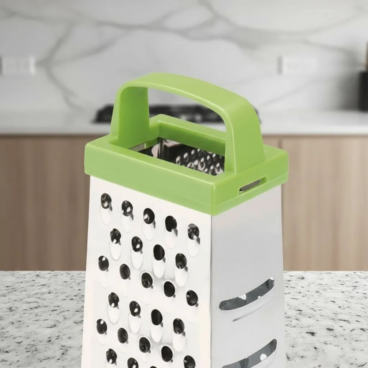 UNIVERSAL - Rallador Universal 4 Caras Acero Inoxidable Cocina