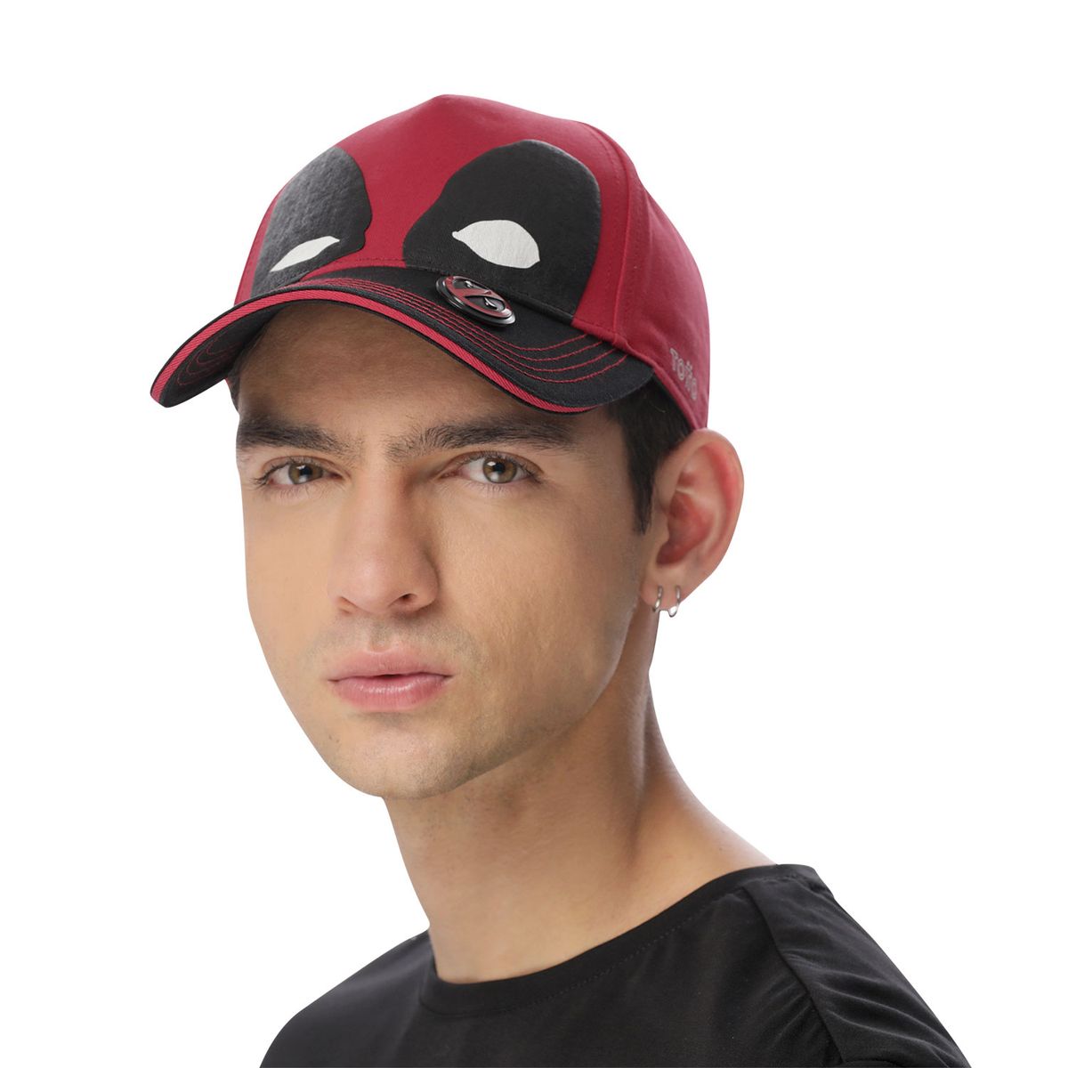 TOTTO - Gorra Dead Pool Rojo Negro Para Hombre Totto
