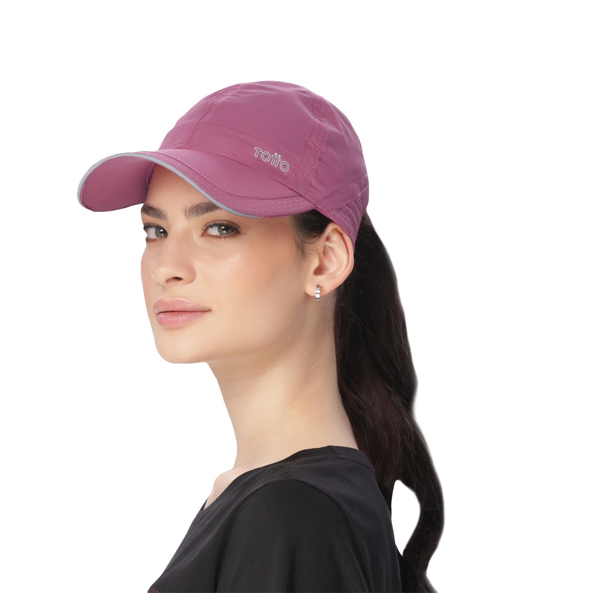 TOTTO - Gorra Filtro UV Cierre en Velcro Bakir Rosado Mujer Totto