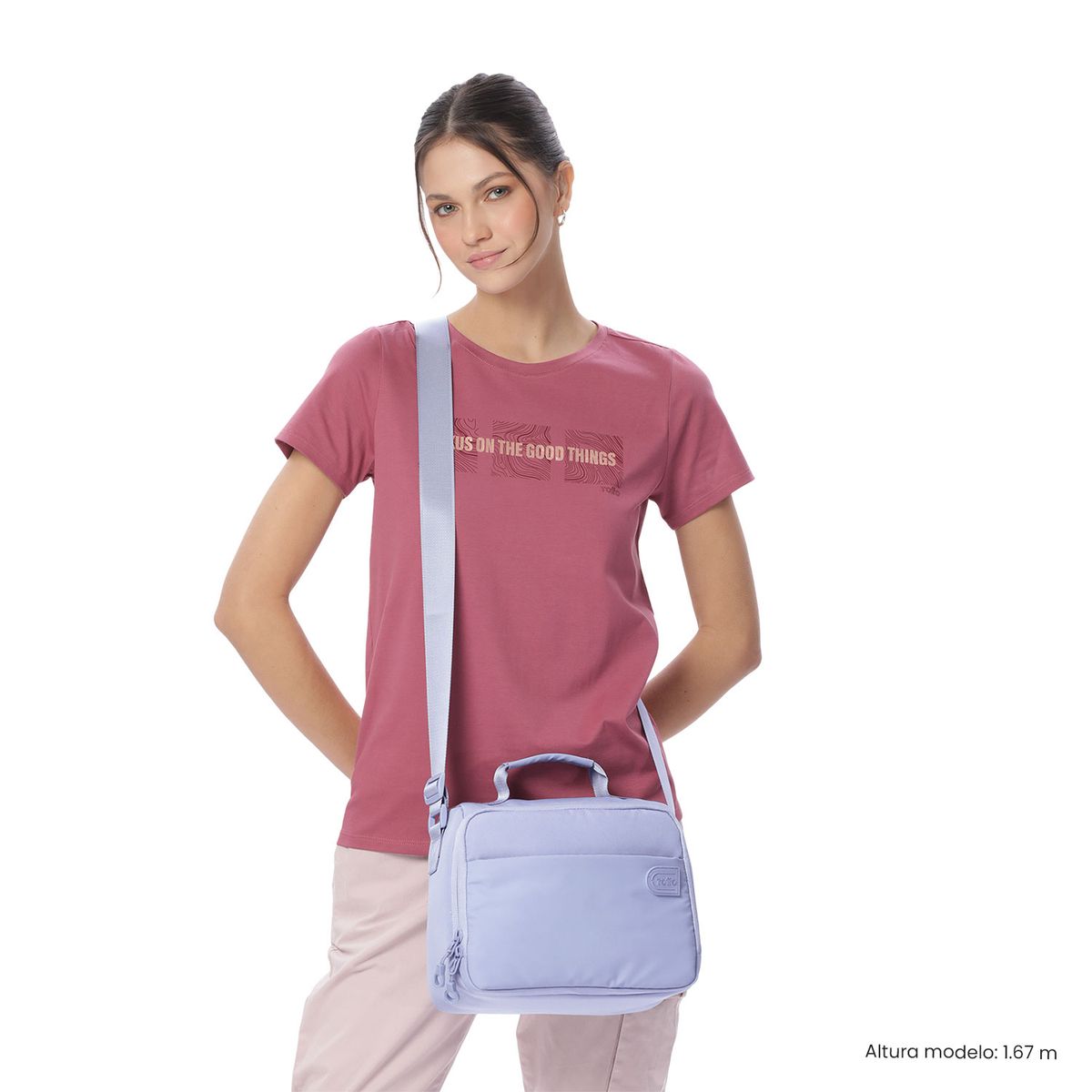 TOTTO - Lonchera Lors Morado Con Portacomidas Mujer Totto