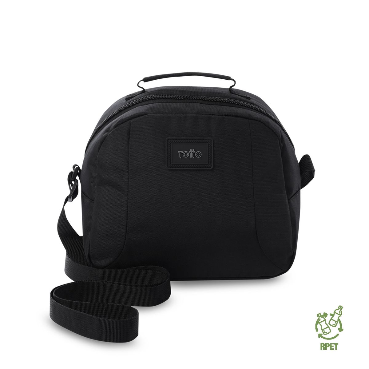 TOTTO - Lonchera Trik Negra Con Portacomidas Unisex Totto