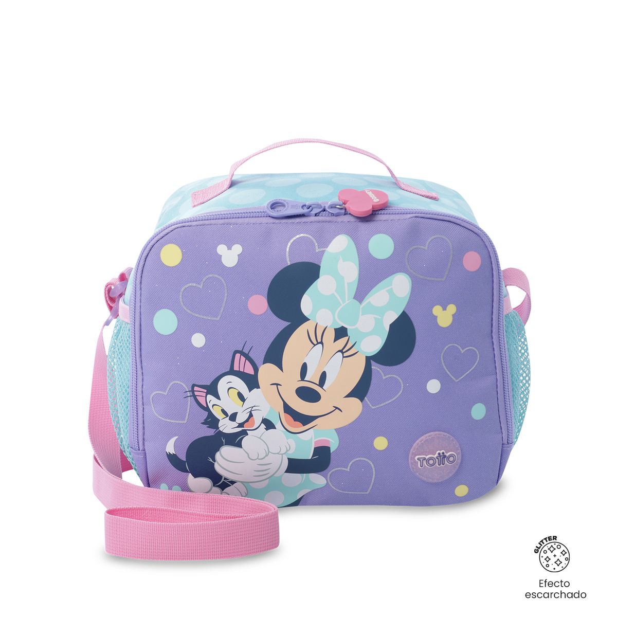 TOTTO - Lonchera Con Porta Comidas Minnie L Azul Niña Totto