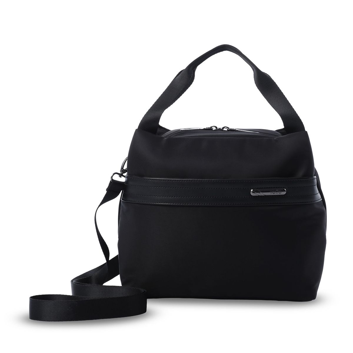 TOTTO - Lonchera Birmana Negra Con Portacomidas Para Mujer Totto