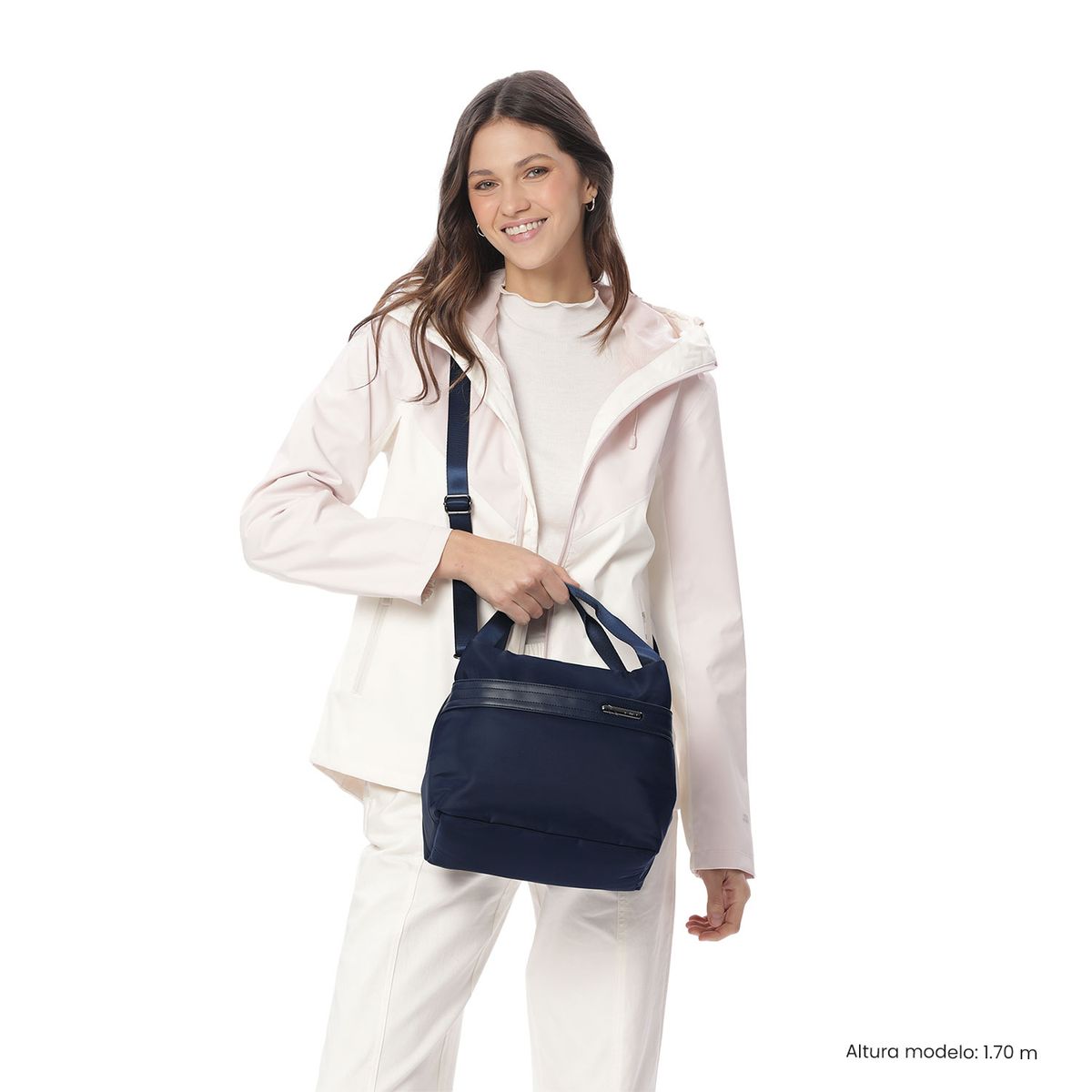 TOTTO - Lonchera Birmana Azul Con Portacomidas Para Mujer Totto