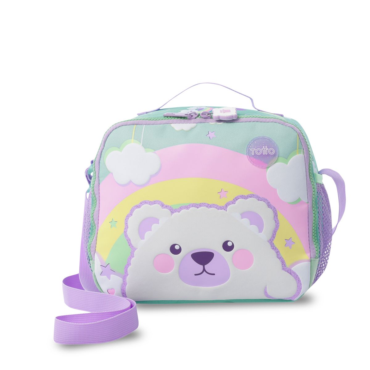 TOTTO - Lonchera Con Porta Comidas Little Magic L Azul Niña Totto