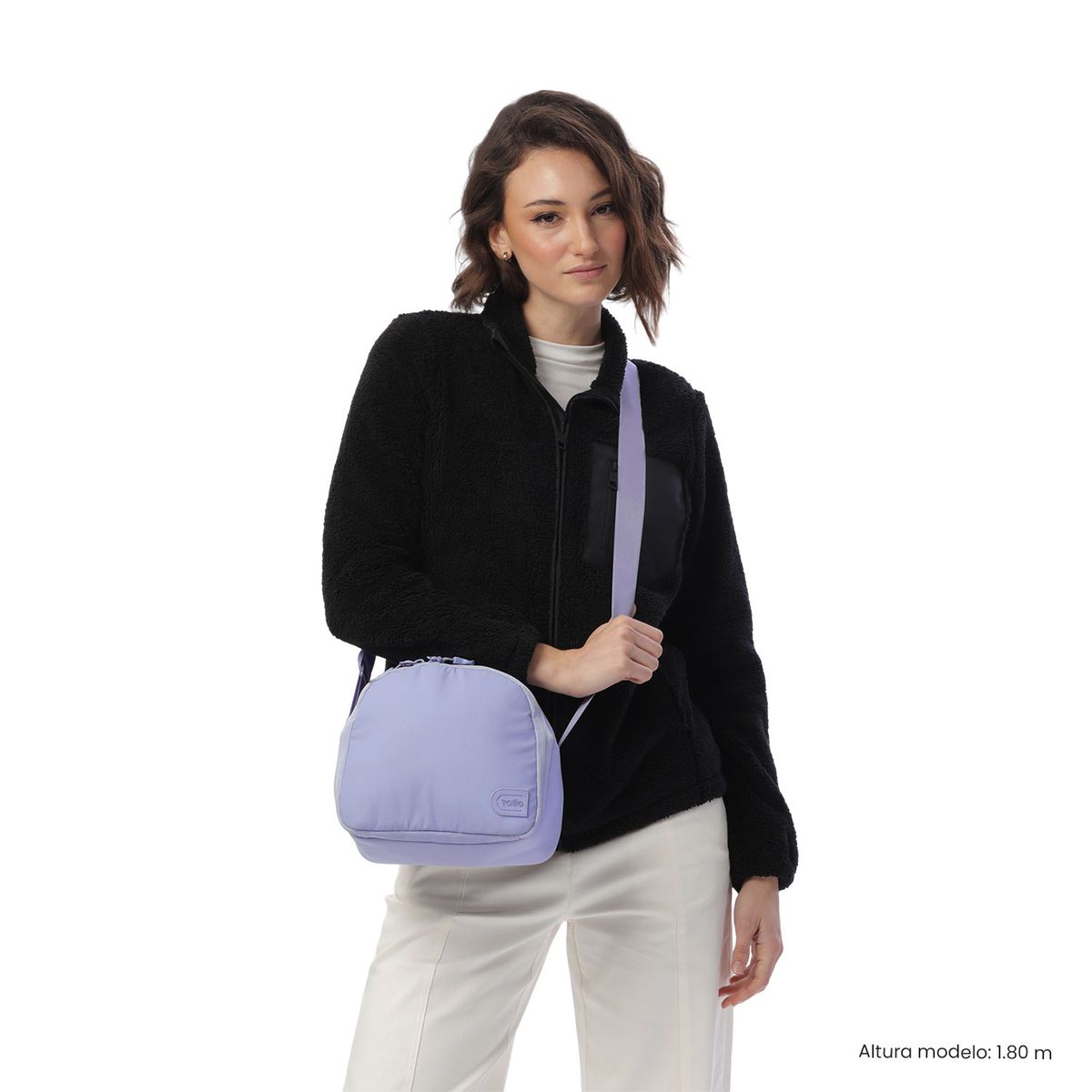 TOTTO - Lonchera Anori Morado Con Portacomidas Mujer Totto