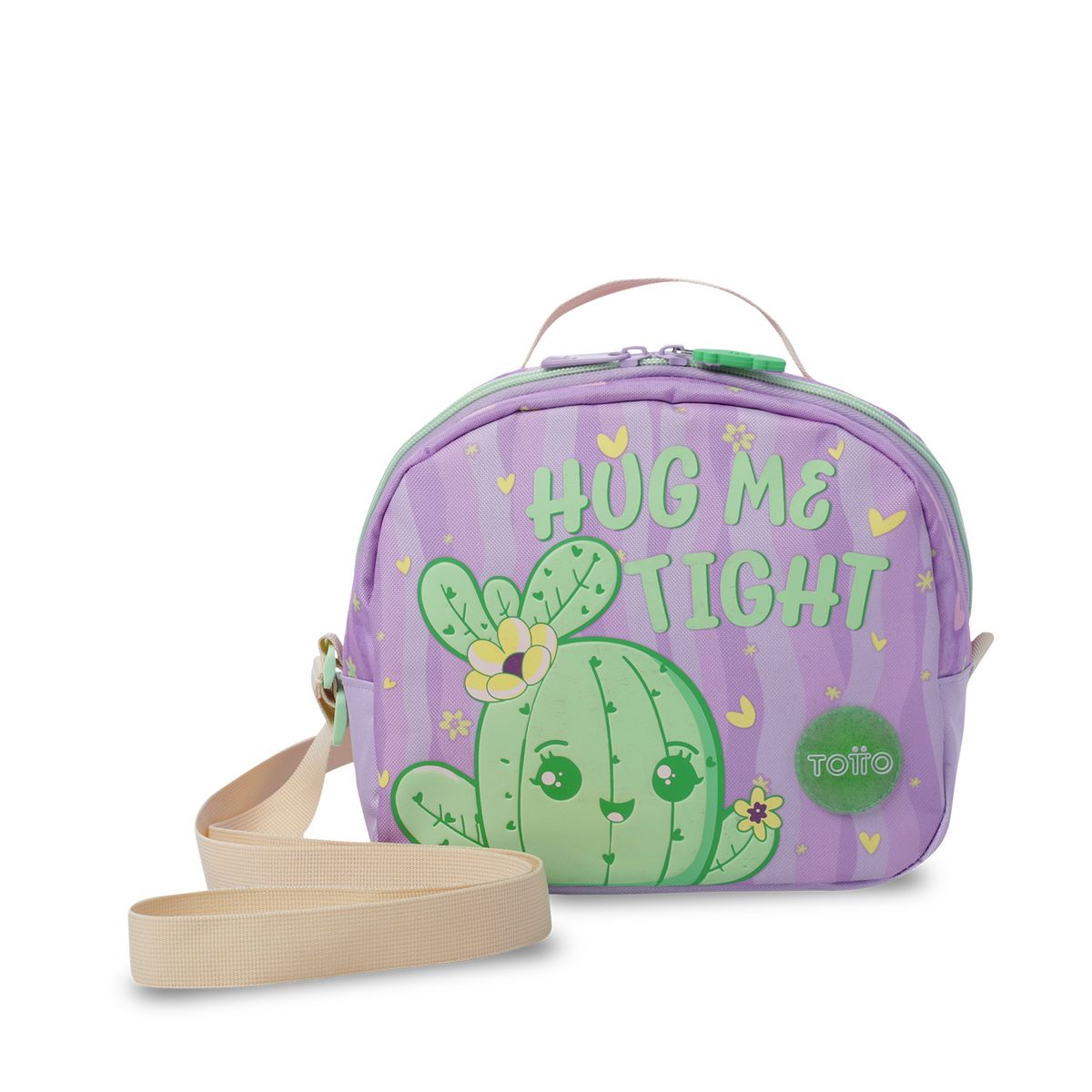 TOTTO - Lonchera Con Porta Comidas Kacty M Morado Niña Totto