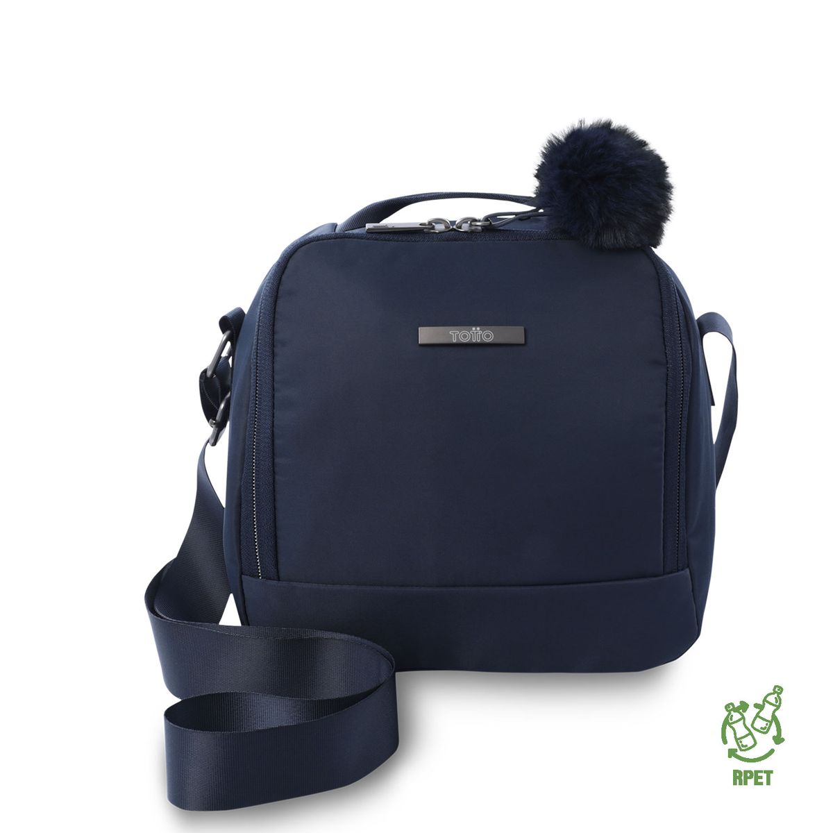 TOTTO - Lonchera Adelaide Termica Con Portacomidas Azul Mujer Totto