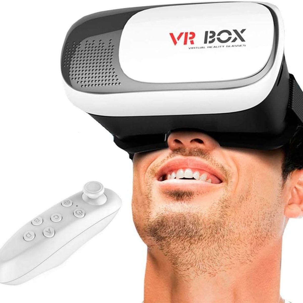 GENERICO - Gafas realidad virtual Vr con control remoto para celular