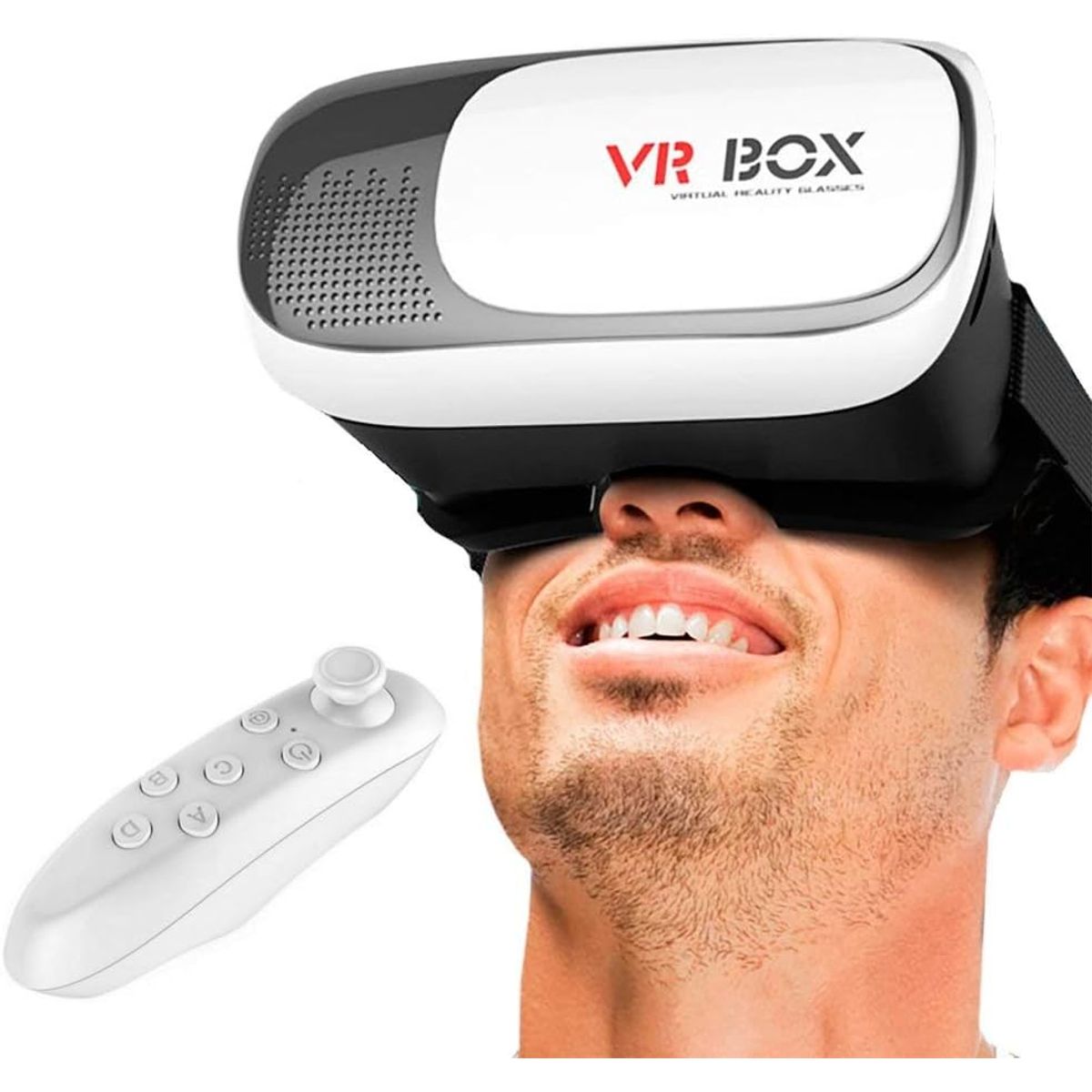 GENERICO - Gafas realidad virtual Vr con control remoto para celular