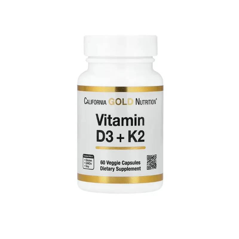ALHAJAS - Vitaminas D3 + K2 60 Cápsulas Vegetales 60 Servicios