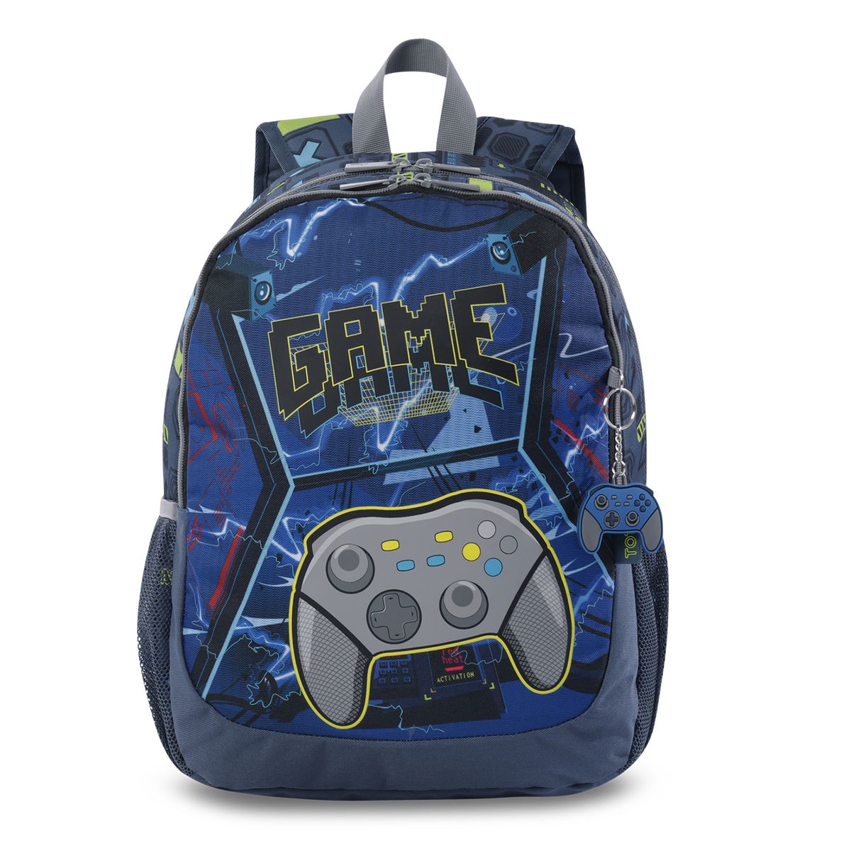 TOTTO - Morral Mochila Escolar Game Blue Walt M Niño Azul Totto