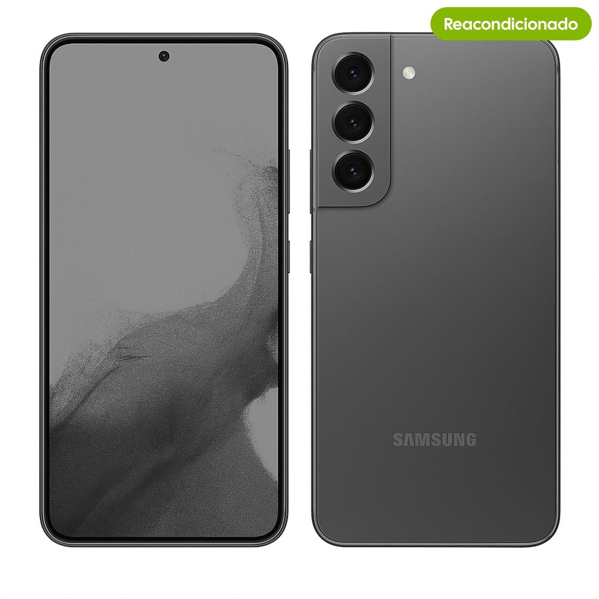 SAMSUNG - Celular Samsung Galaxy S22 256 GB 5G Negro Reacondicionado + Garantía extendida