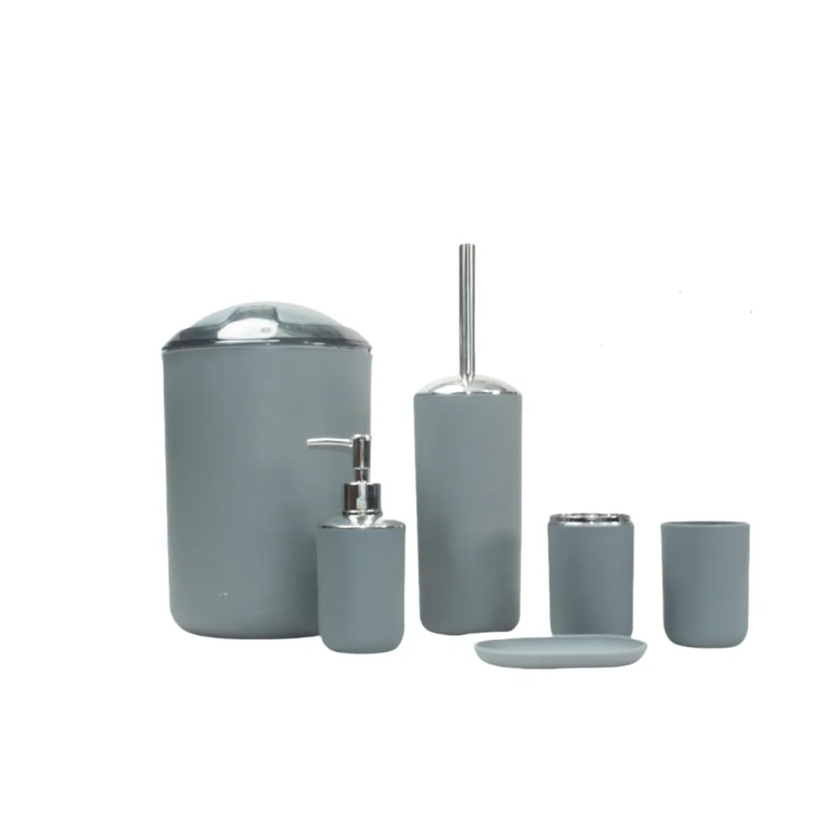 TRIPLE CLEAN - Set De 6 Accesorios Para Baño