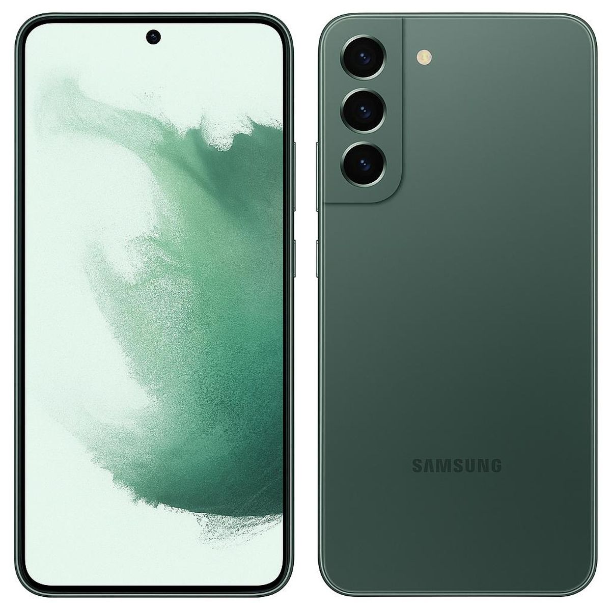 SAMSUNG - Celular Samsung Galaxy S22 Plus 128 GB 5G Verde Reacondicionado + Panel Solar