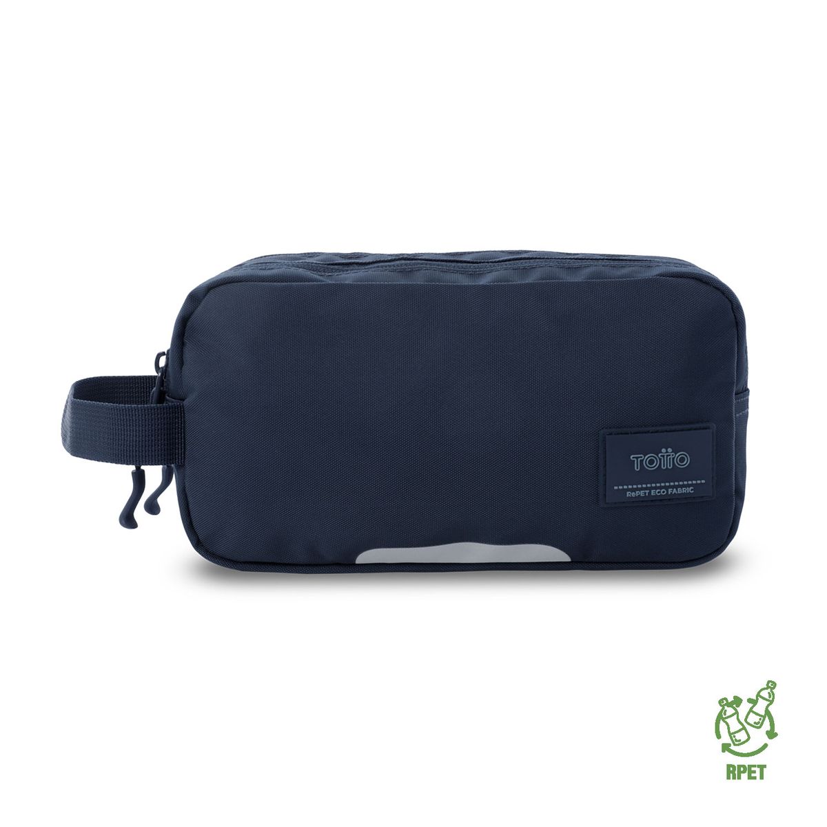 TOTTO - Multiuso Cartuchera Doble Bolsillo Rpet Marañon Azul Totto