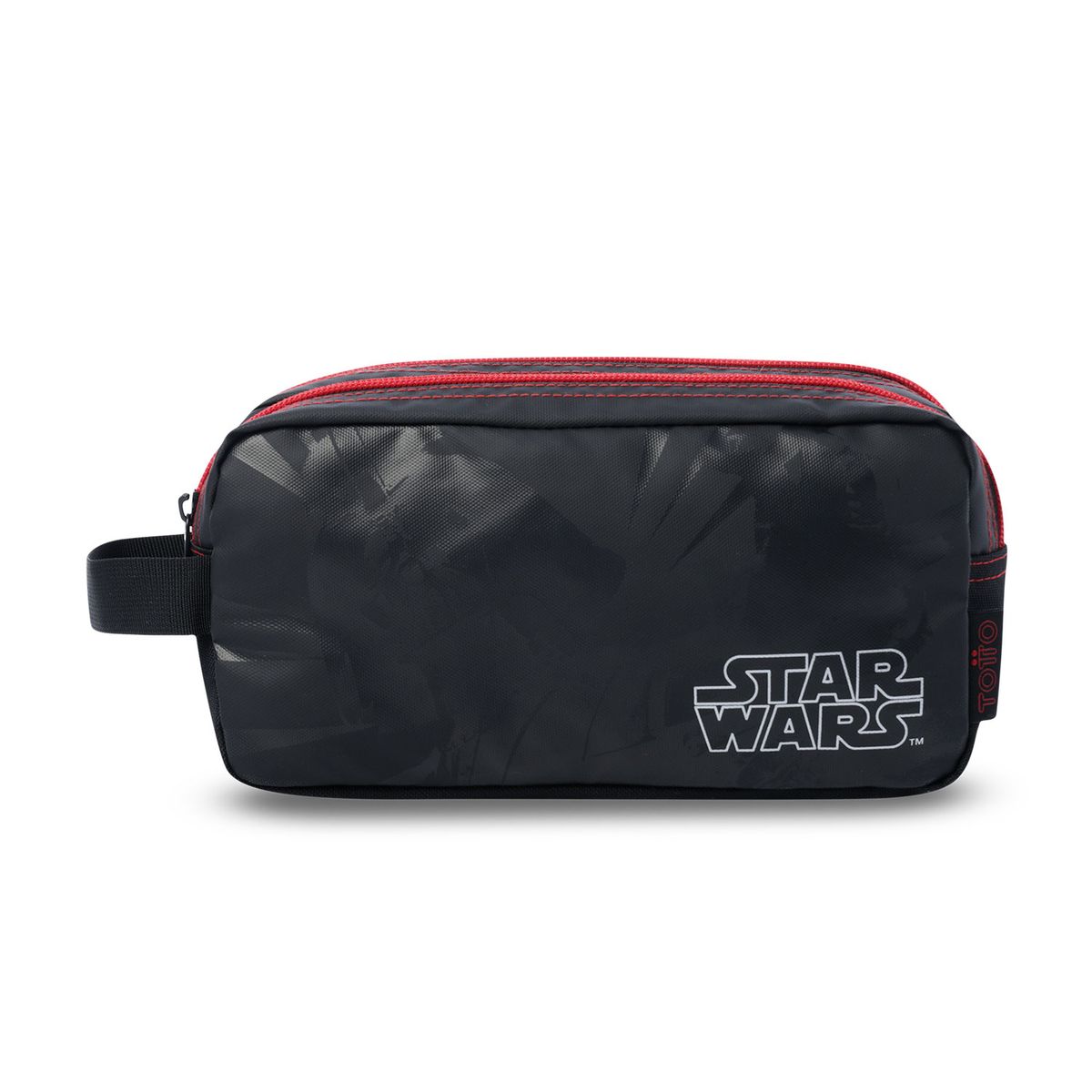 TOTTO - Cartuchera Multiuso Escolar Star Wars Dark Negro Totto