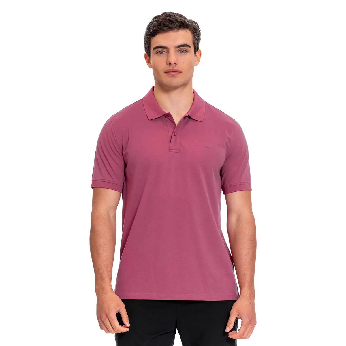 TOTTO - Camiseta Tipo Polo Spencer Rosado Para Hombre Totto