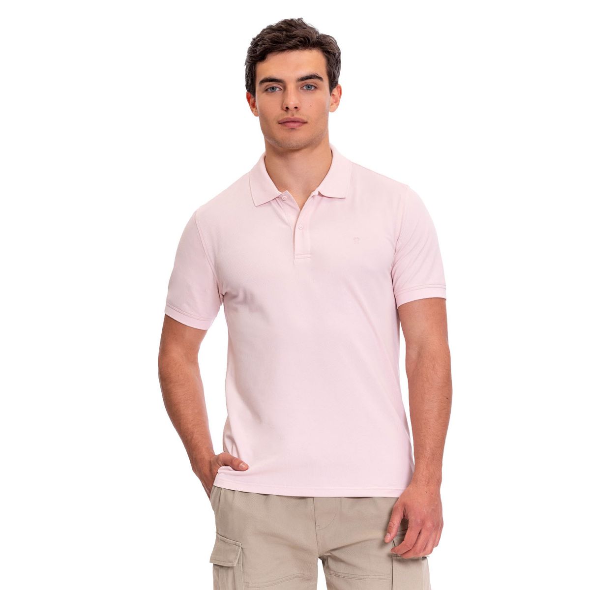 TOTTO - Camiseta Tipo Polo Spencer Rosado Hombre Para Totto