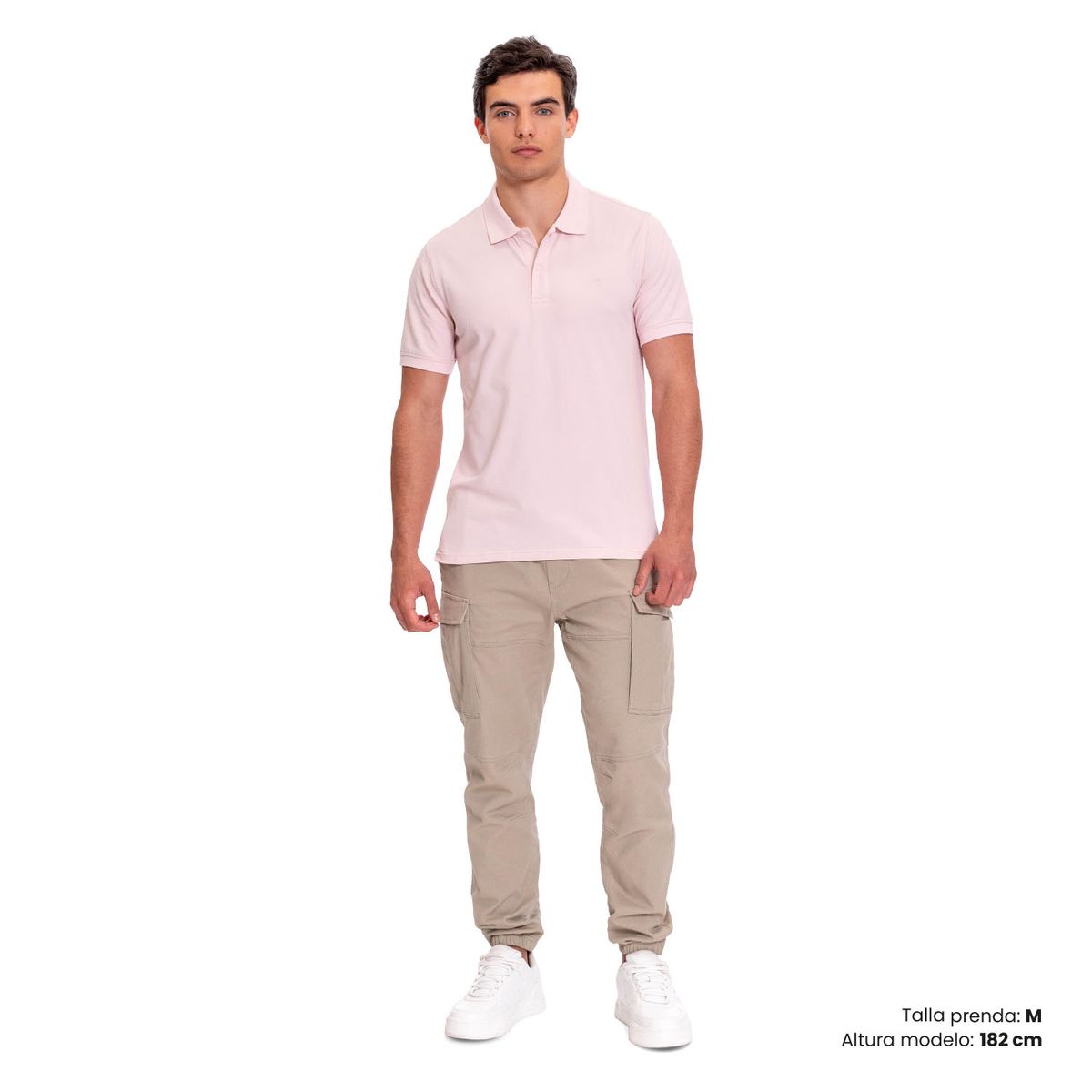 TOTTO - Camiseta Tipo Polo Spencer Rosado Hombre Para Totto
